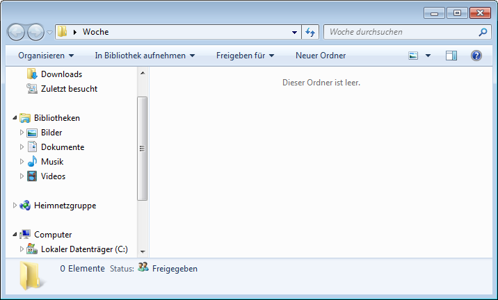 Ordner und Dateien PC EINSTEIGER 2. Darin klicken Sie auf den Befehl NEU, ein weiteres Menü (Untermenü) wird geöffnet. 3. Nun entscheiden Sie sich für den ersten Eintrag, den ORDNER.