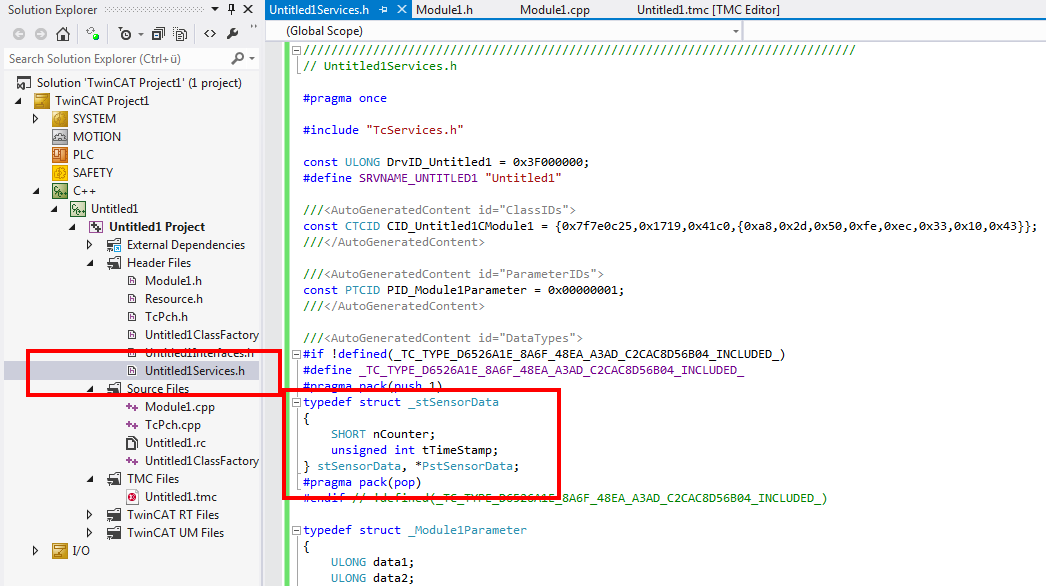 Assistenten Schritt 2: Starten Sie den TwinCAT TMC Code Generator, um einen Code für die Modulbeschreibung zu erzeugen. 10.