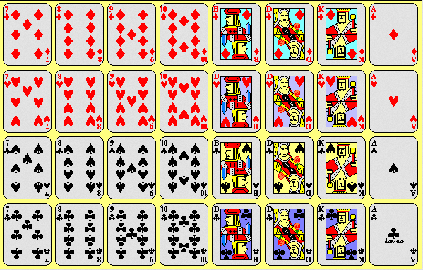 Übung 7 Wie viele Möglichkeiten gibt es aus den 32 Karten 10 Karten