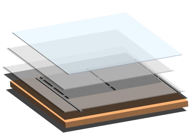 verwendet ETFE Encapsulant Solar cells Encapsulant Sandwich back structure Aktuelle Konfiguration: Frontsheet: ETFE 0.