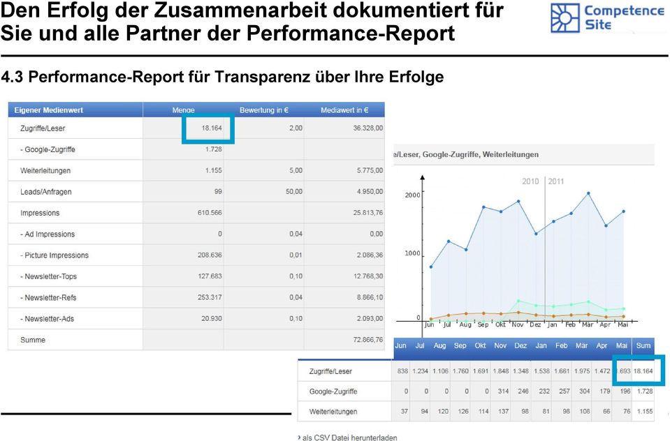 Partner der Performance-Report 4.