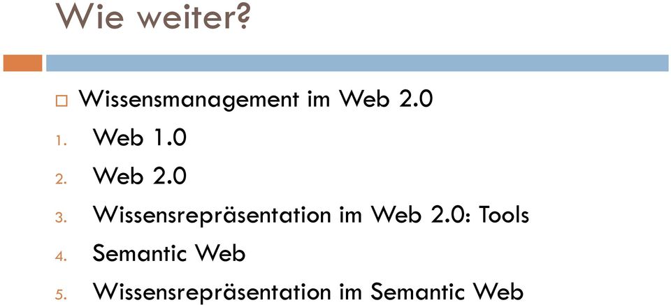 Wissensrepräsentation ti im Web 2.