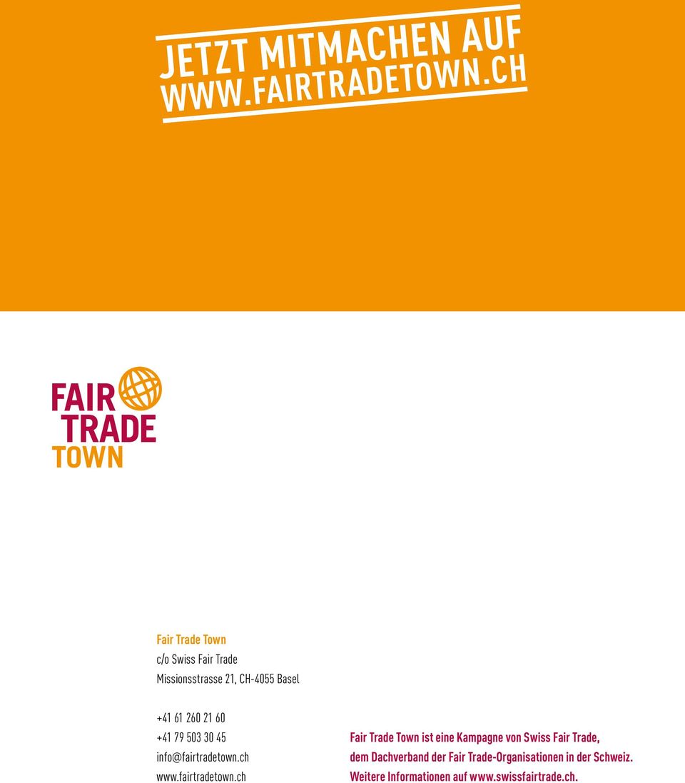 ch www.fairtradetown.