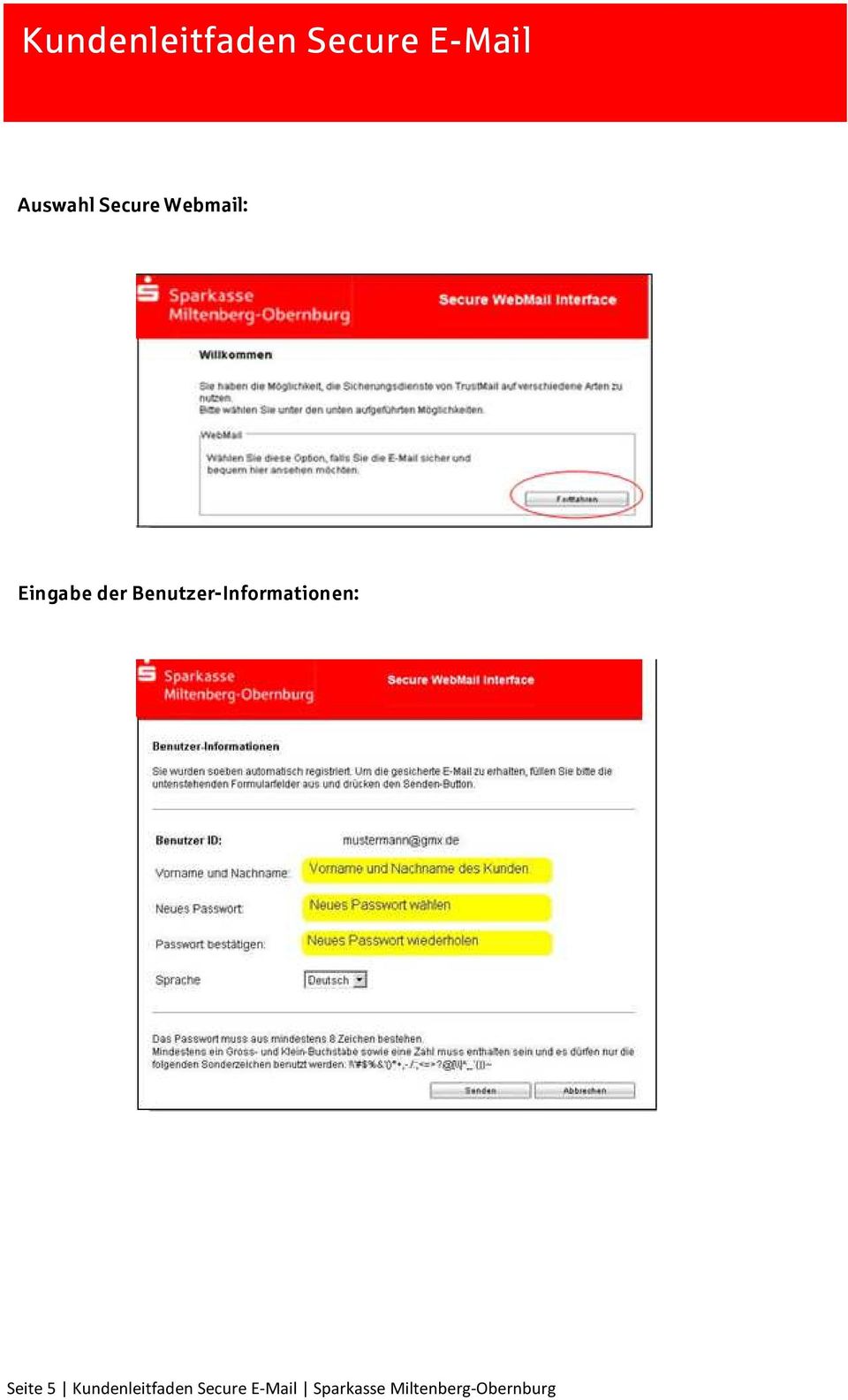 Benutzer-Informationen: