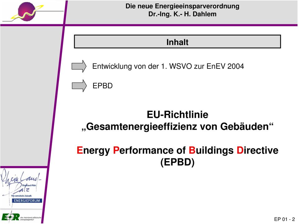 Gesamtenergieeffizienz von Gebäuden