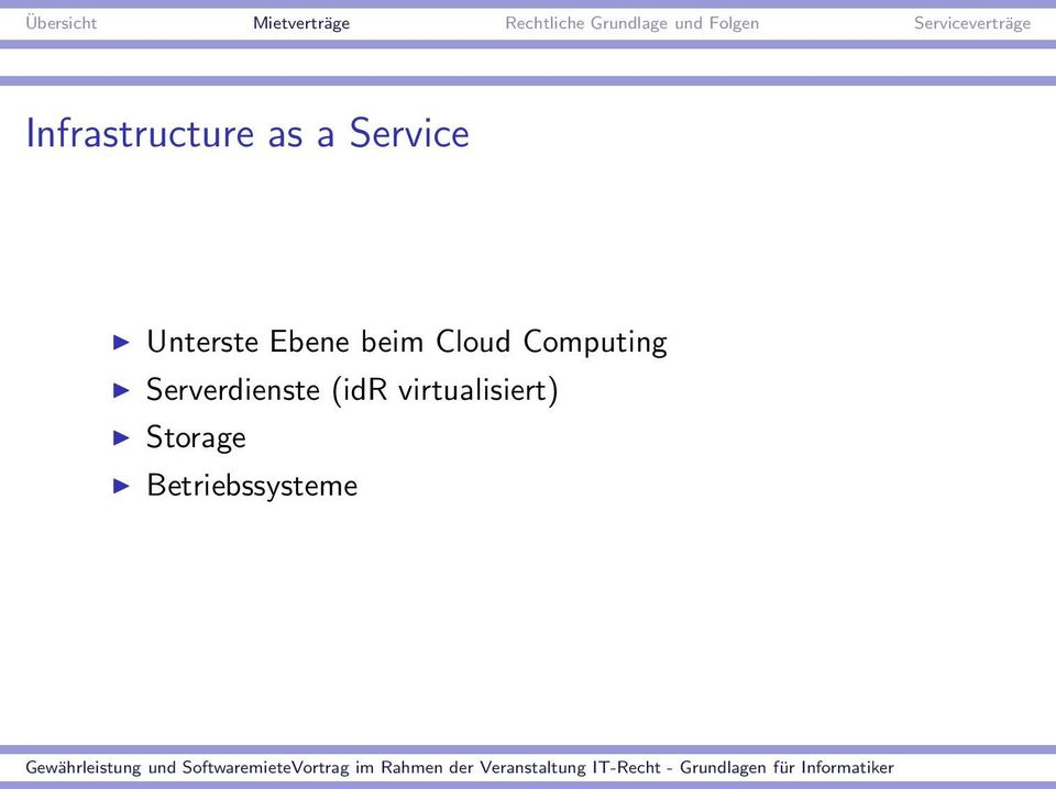 Computing Serverdienste (idr