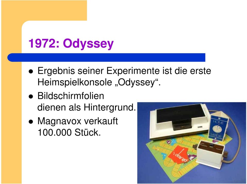 Heimspielkonsole Odyssey.