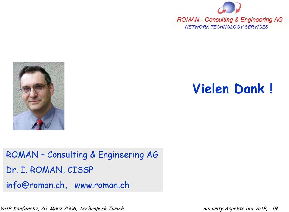 ROMAN, CISSP info@roman.