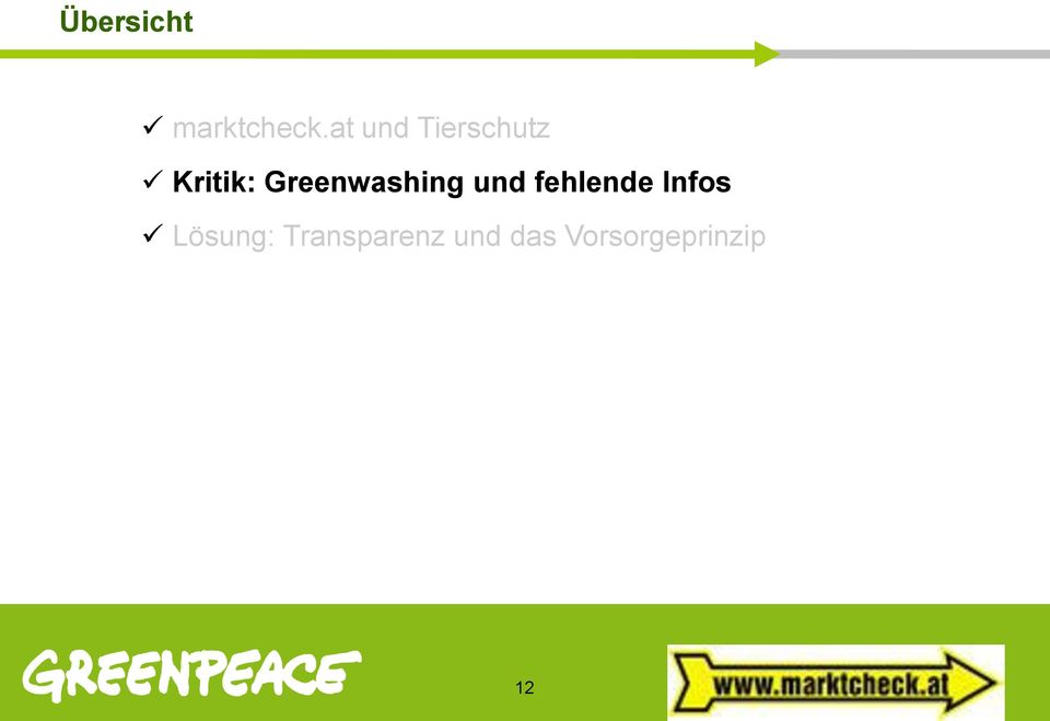 Greenwashing und fehlende Infos