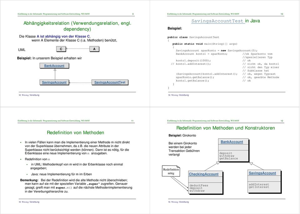 ion, engl. dependency) ie Klas