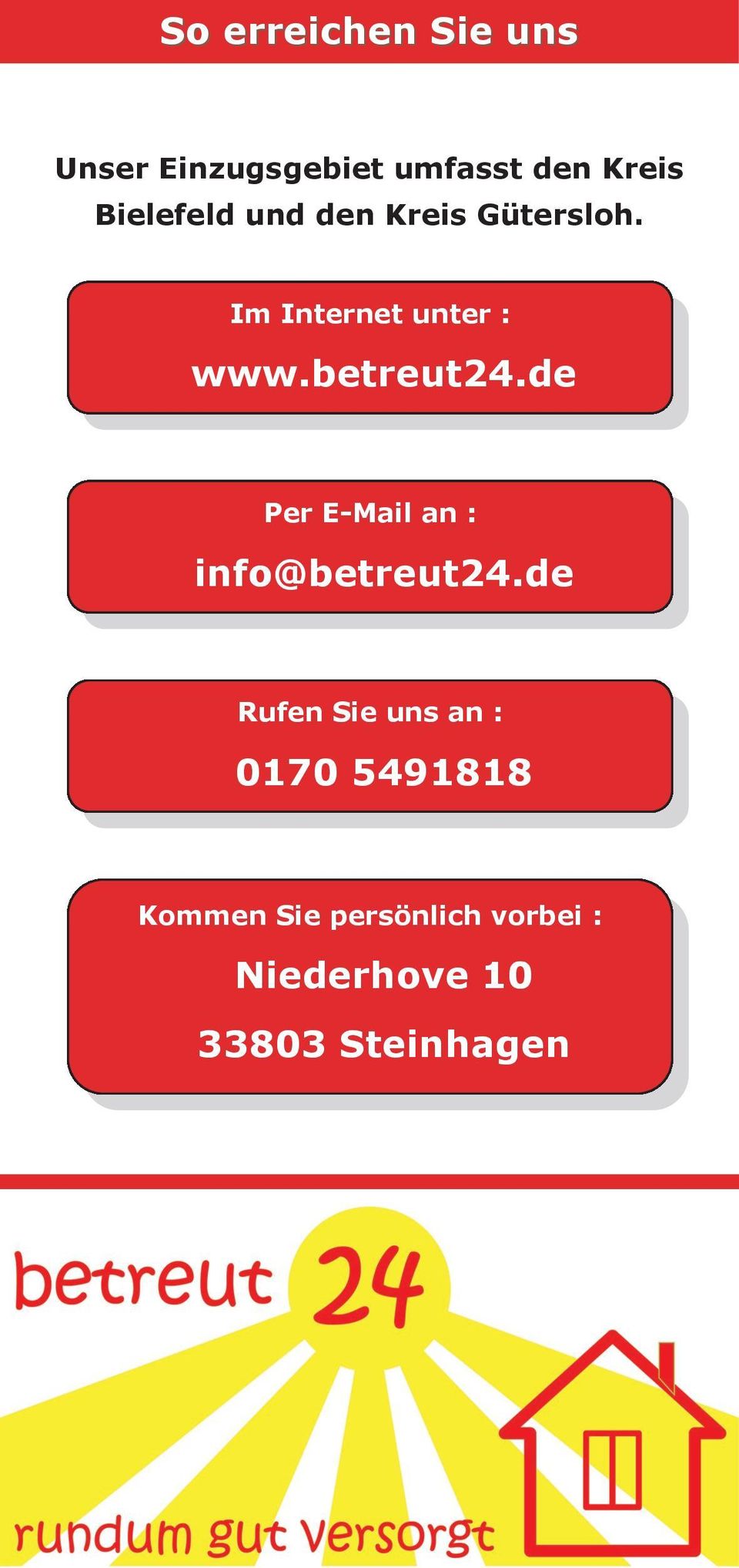 betreut24.de Per E-Mail an : info@betreut24.