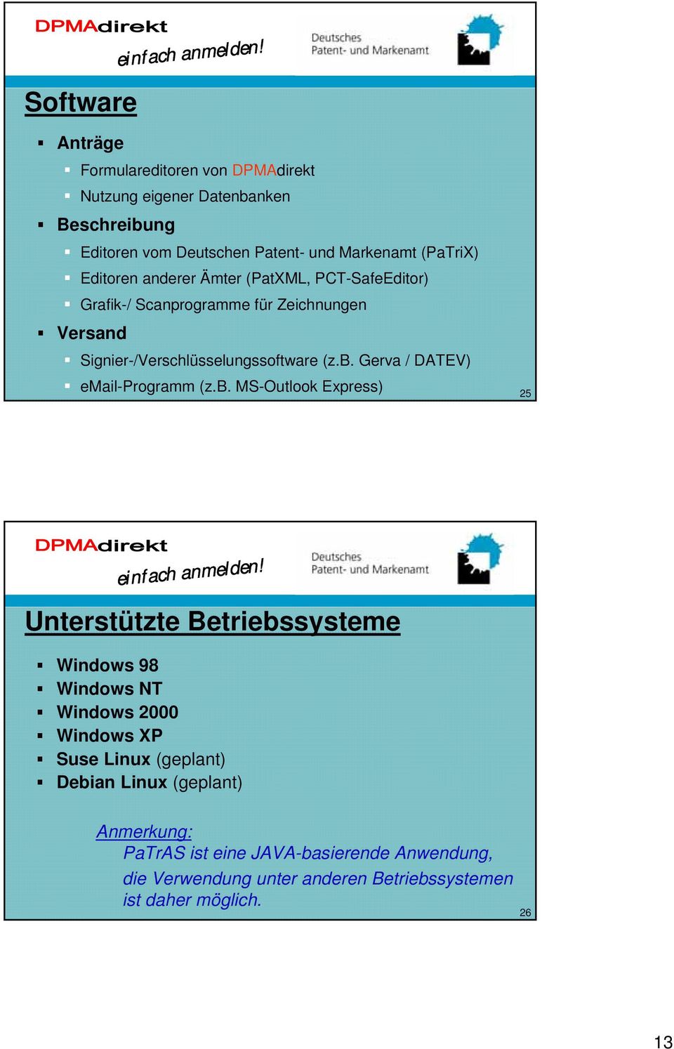 Gerva / DATEV) email-programm (z.b.