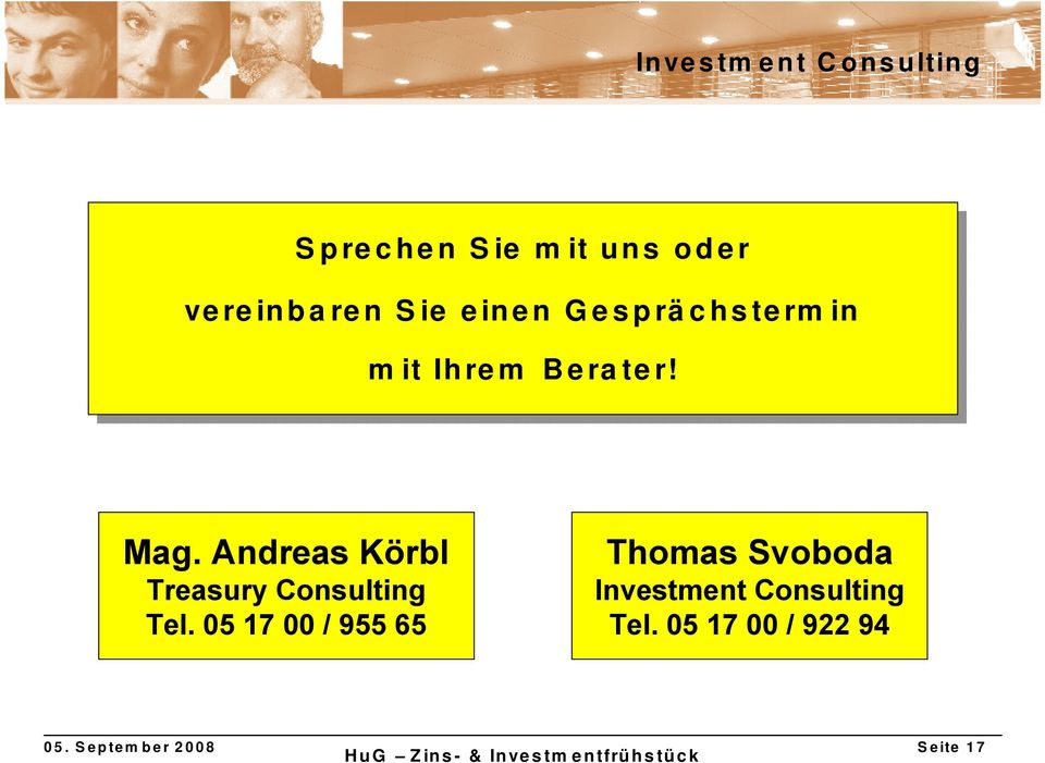 Andreas Körbl Treasury Consulting Tel.