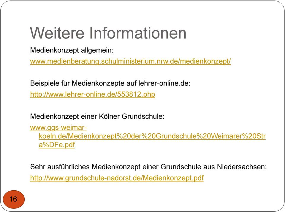 php Medienkonzept einer Kölner Grundschule: www.ggs-weimarkoeln.