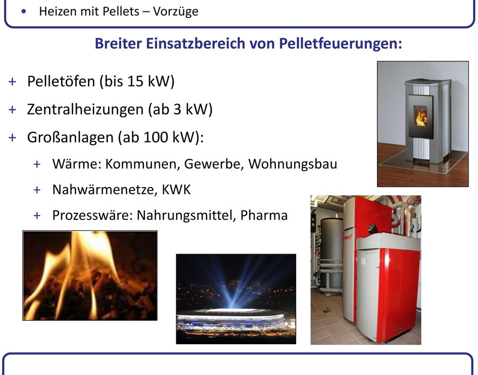 (ab 3 kw) + Großanlagen (ab 100 kw): + Wärme: Kommunen,