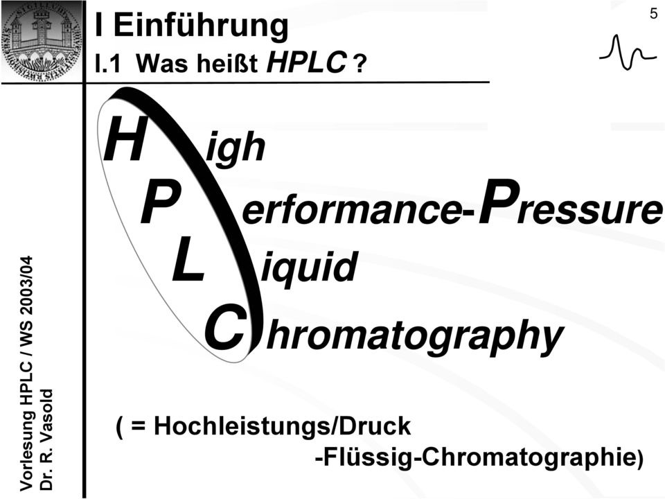 iquid C hromatography ( =