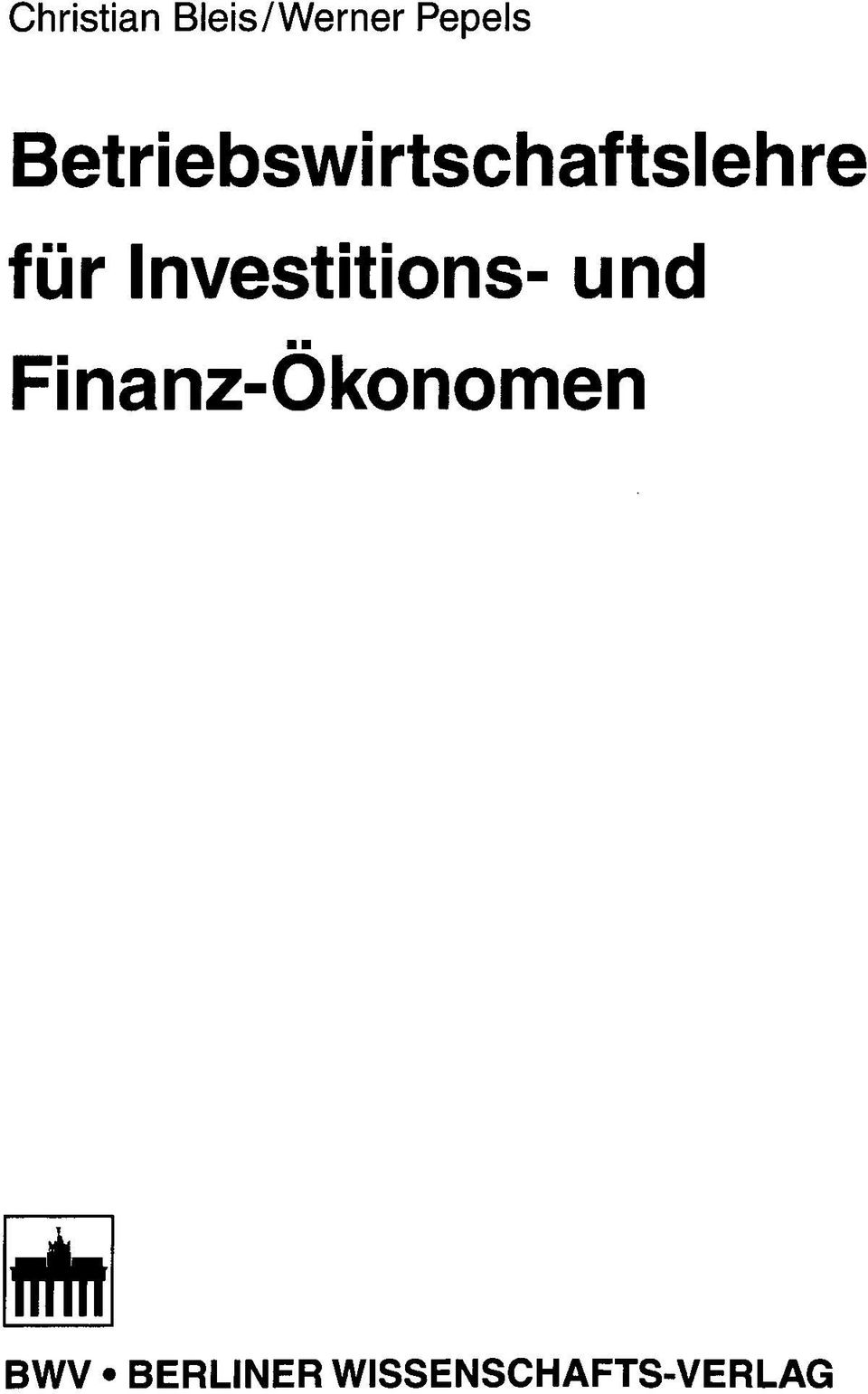 Investitions- und