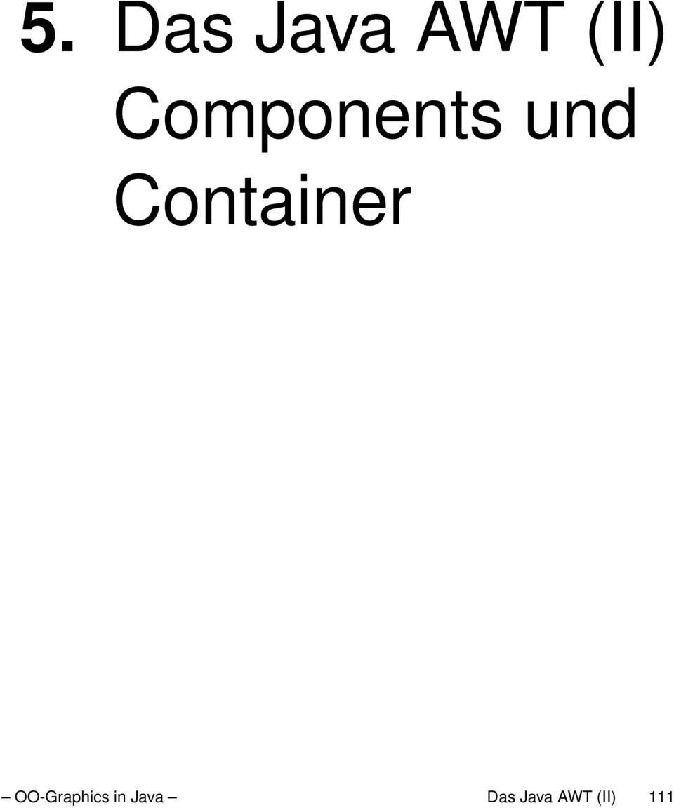 Container OO-Graphics