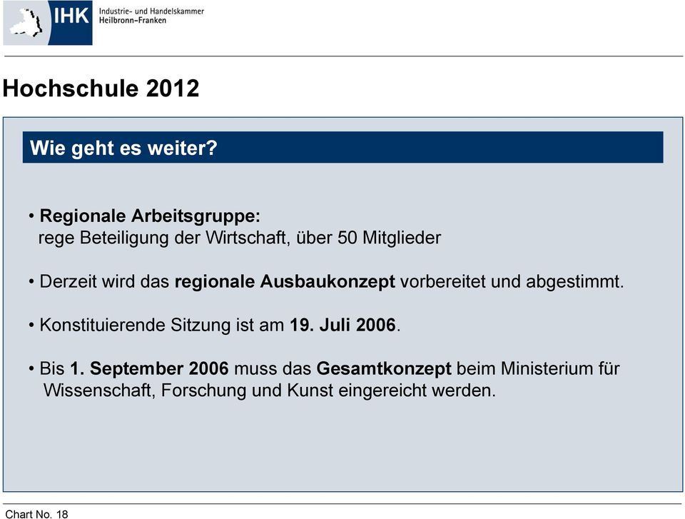 das regionale Ausbaukonzept vorbereitet und abgestimmt. Konstituierende Sitzung ist am 19.