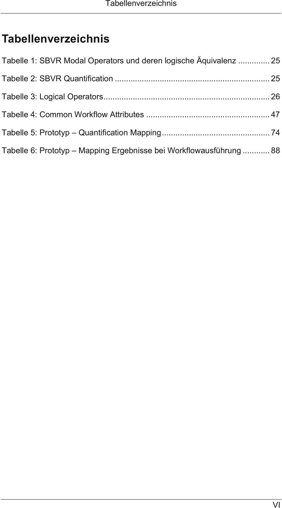 .. 25 Tabelle 3: Logical Operators... 26 Tabelle 4: Common Workflow Attributes.