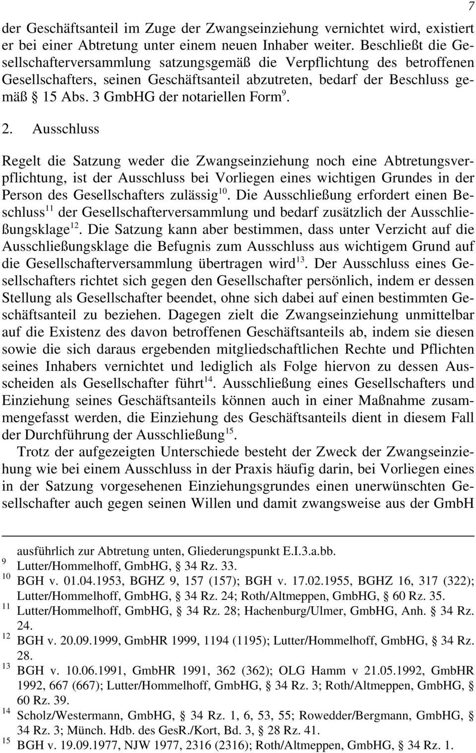 3 GmbHG der notariellen Form 9. 2.