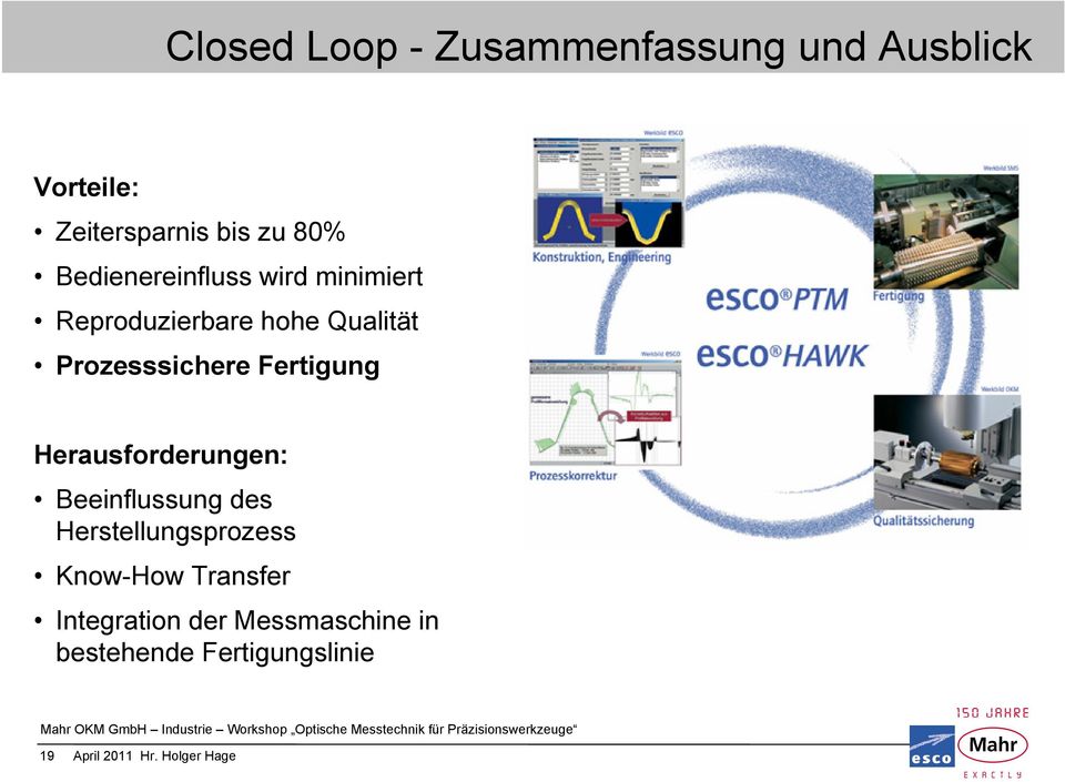 Prozesssichere Fertigung Herausforderungen: Beeinflussung des