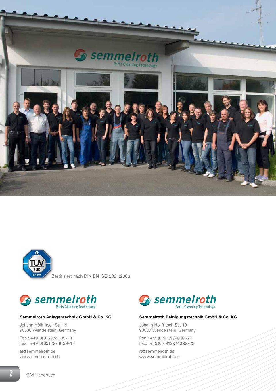 de www.semmelroth.de Semmelroth Reinigungstechnik GmbH & Co. KG Johann-Höllfritsch-Str.