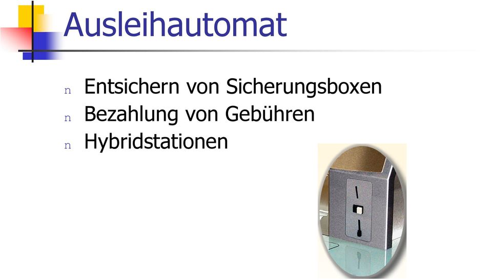 Sicherungsboxen n