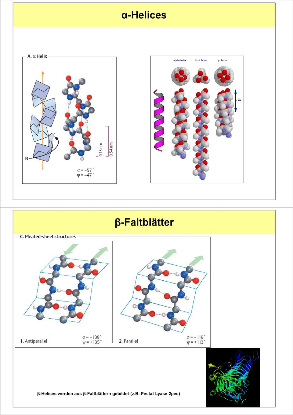 β-helices werden aus n