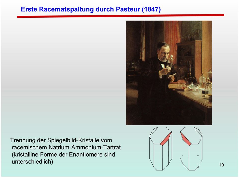 racemischem Natrium-Ammonium-Tartrat