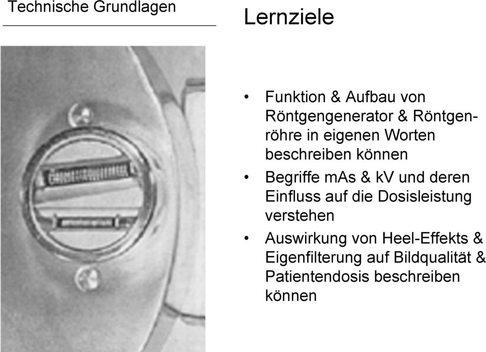 deren Einfluss auf die Dosisleistung verstehen Auswirkung von