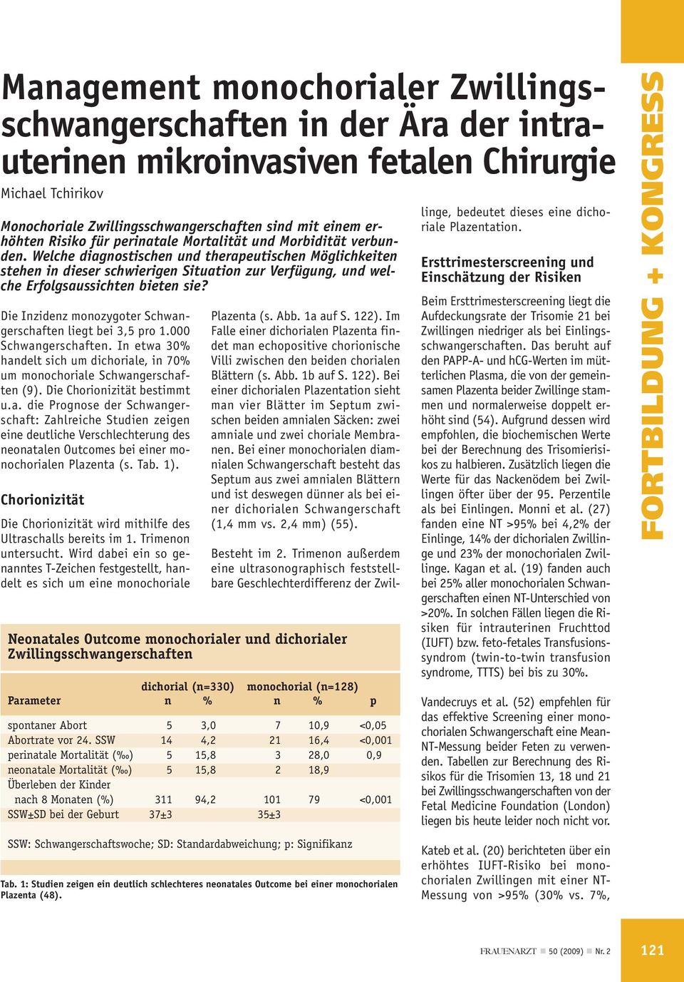 Welche diagnostischen und therapeutischen Möglichkeiten stehen in dieser schwierigen Situation zur Verfügung, und welche Erfolgsaussichten bieten sie?