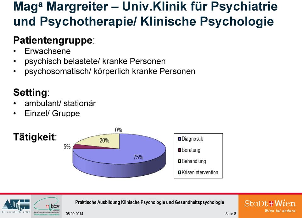 Psychotherapie/ Klinische Psychologie