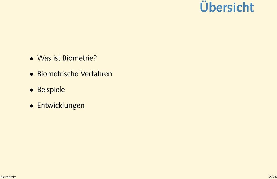 Biometrische Verfahren