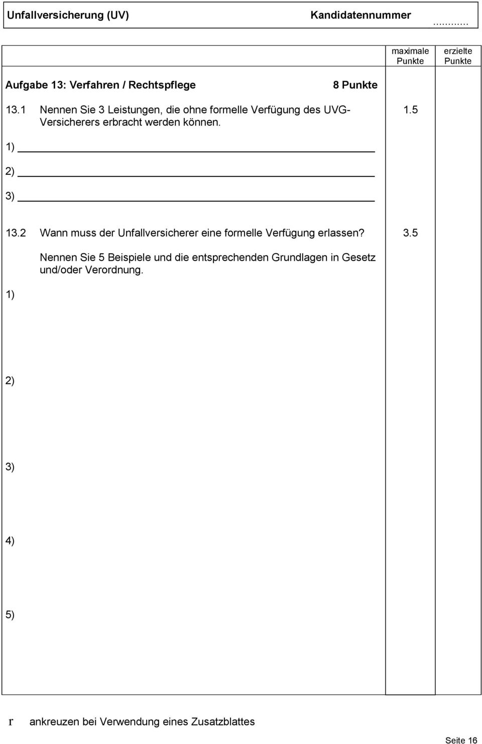 werden können. 1.5 1) 2) 3) 13.