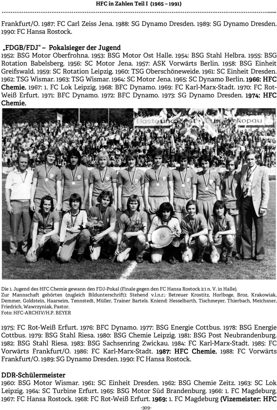 Programm DDR Oberliga 1977/78 BSG Chemie Böhlen Lok Leipzig