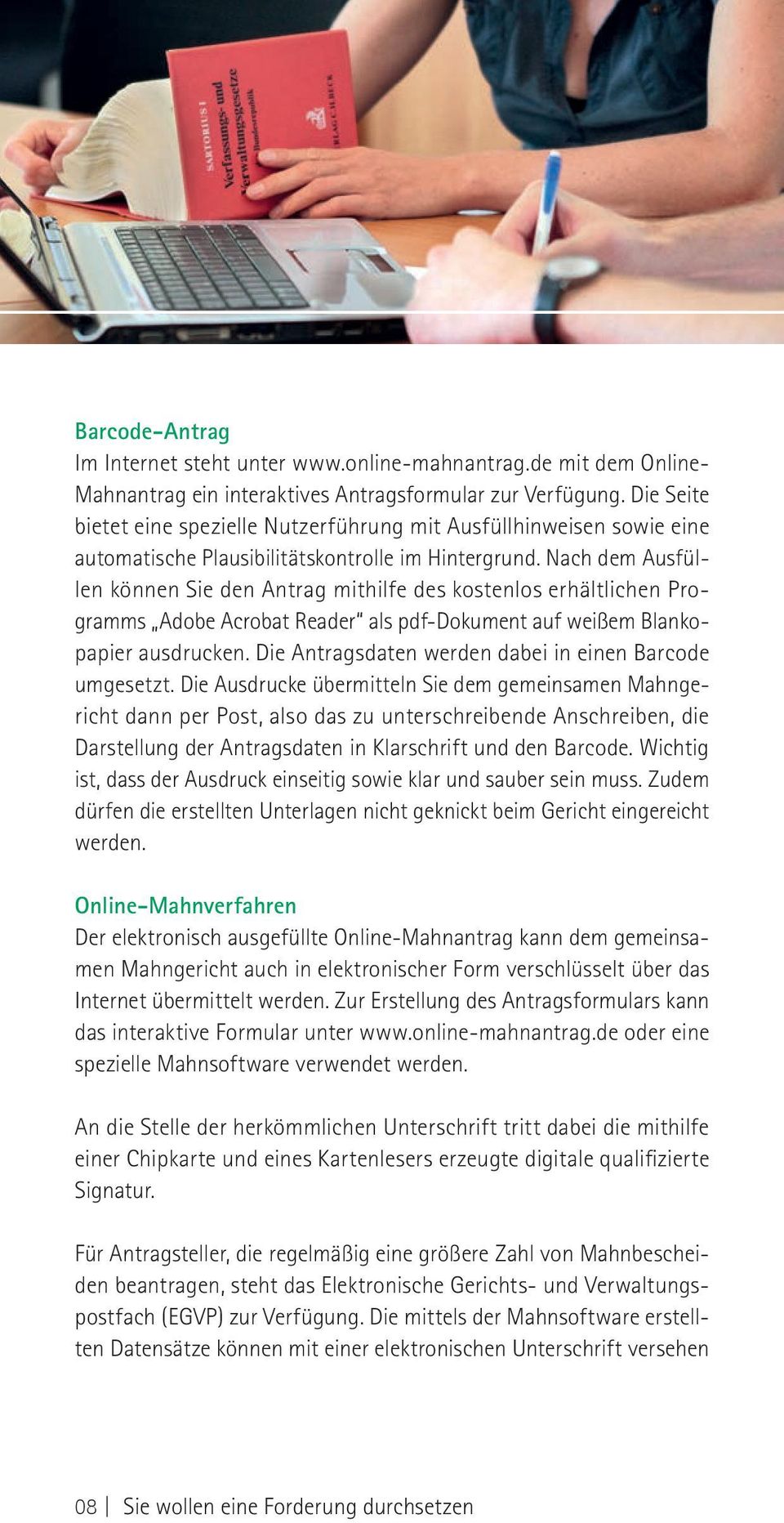 Nach dem Ausfüllen können Sie den Antrag mithilfe des kostenlos erhältlichen Programms Adobe Acrobat Reader als pdf-dokument auf weißem Blankopapier ausdrucken.