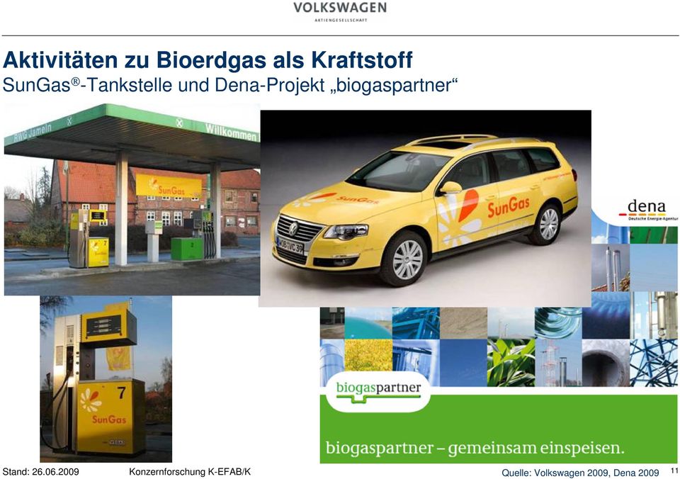 und Dena-Projekt biogaspartner