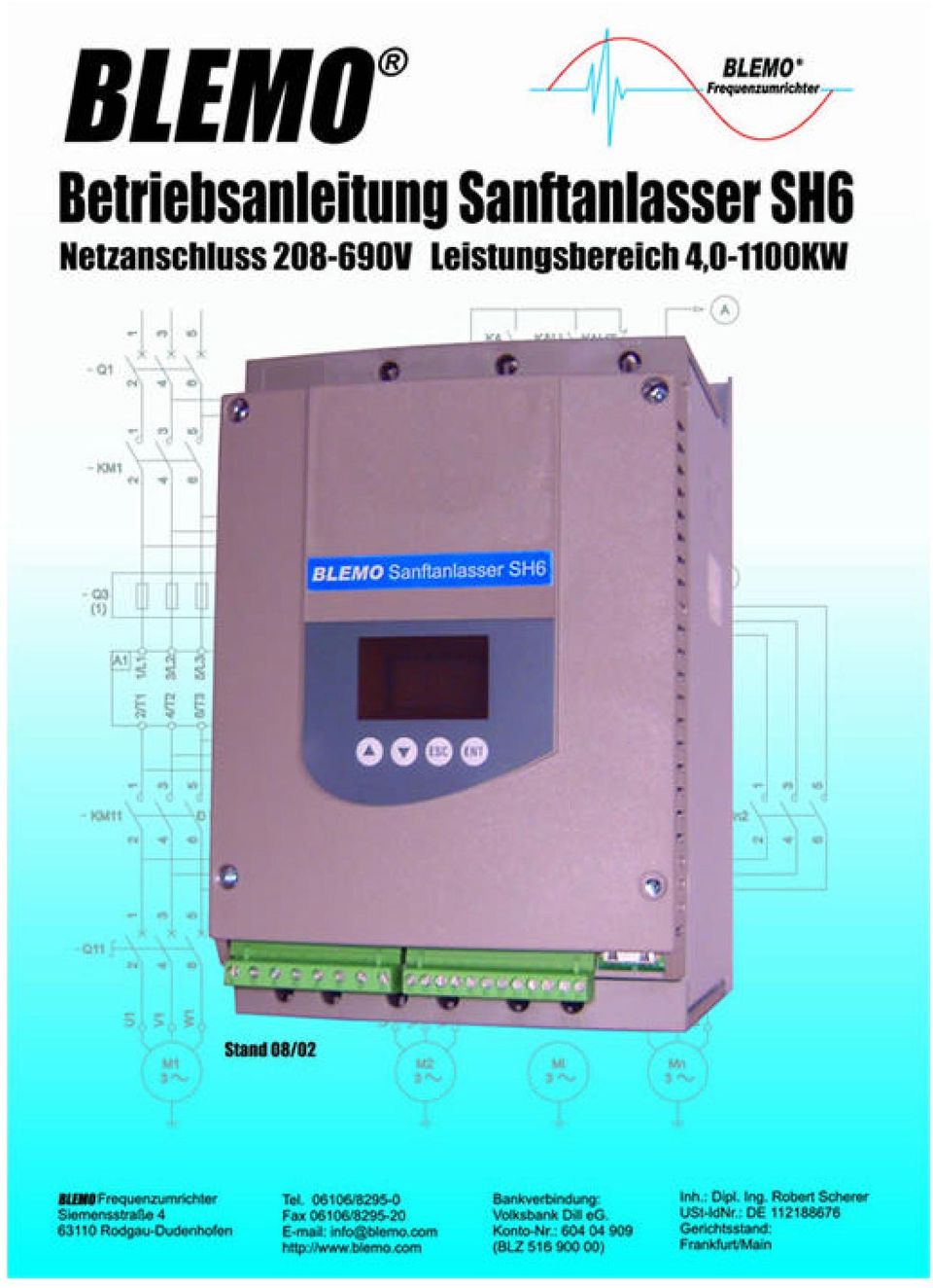 ATS01N222QN - Sanftanlasser für Asynchronmotor, ATS01, 22A, 380-415V,  7,5-11 KW