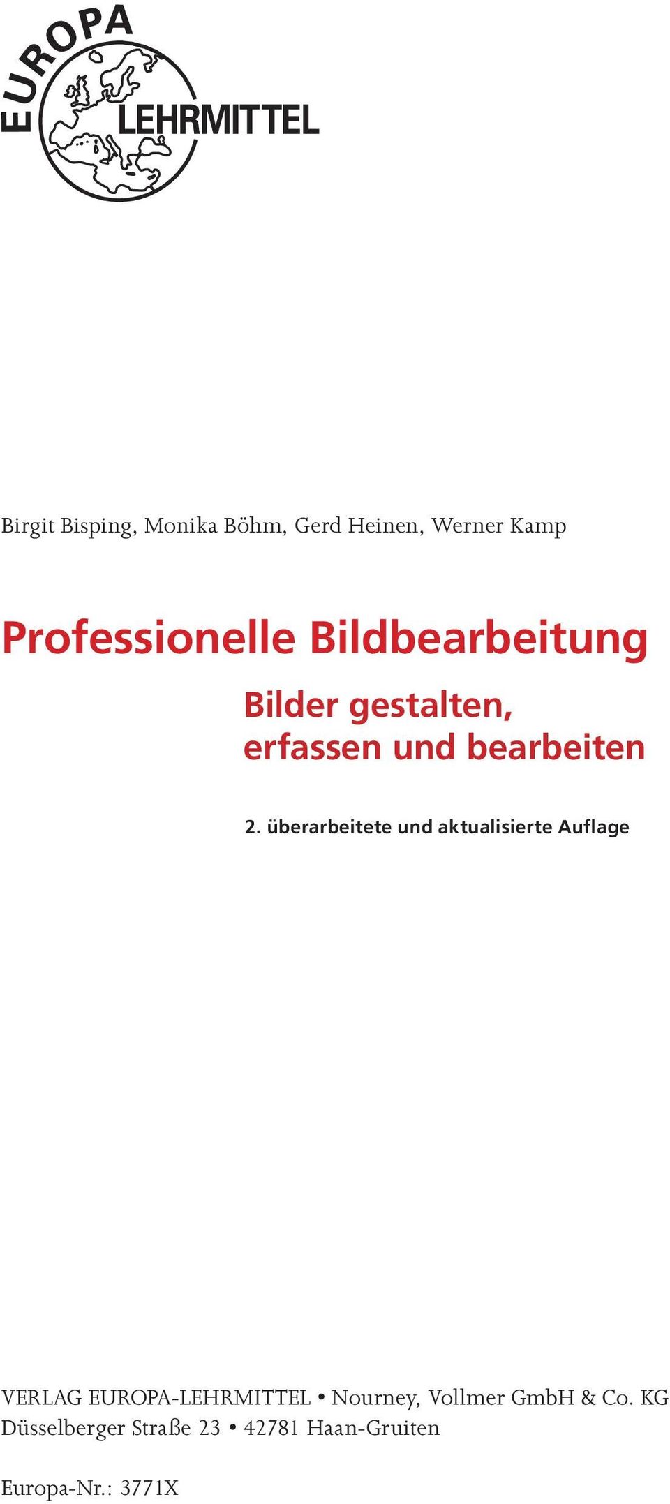 überarbeitete und aktualisierte Auflage VERLAG EUROPA-LEHRMITTEL