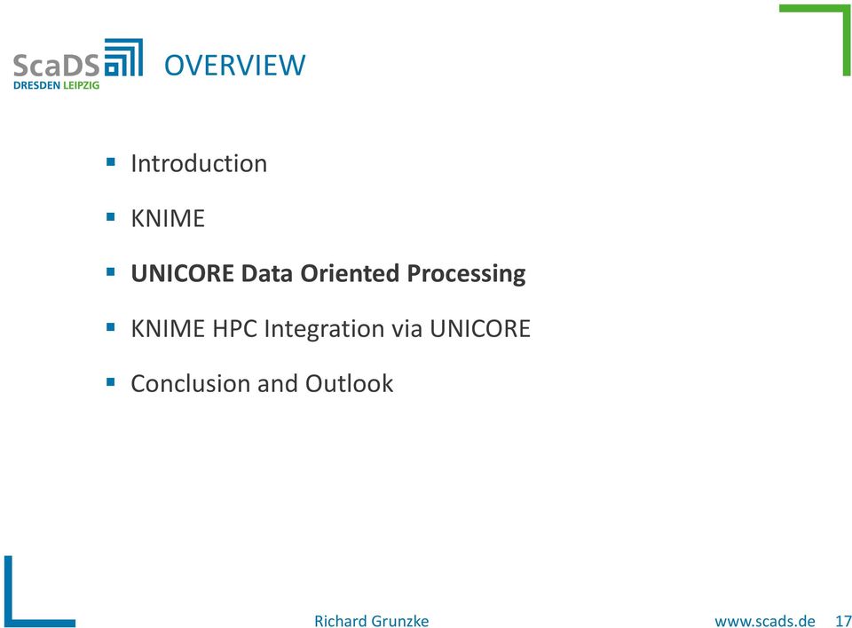 KNIME HPC Integration via UNICORE