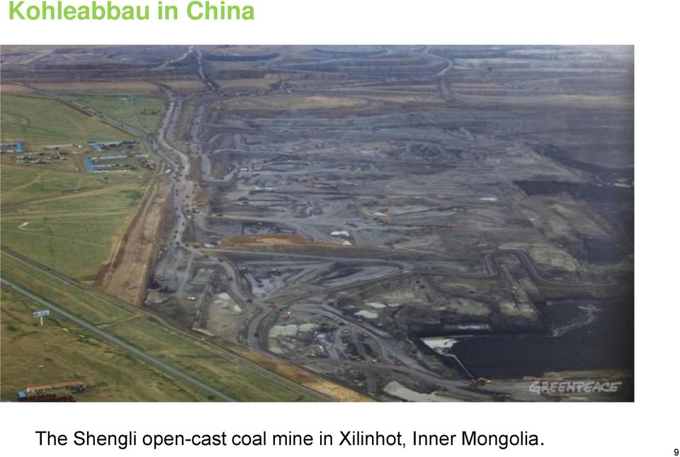 open-cast coal mine