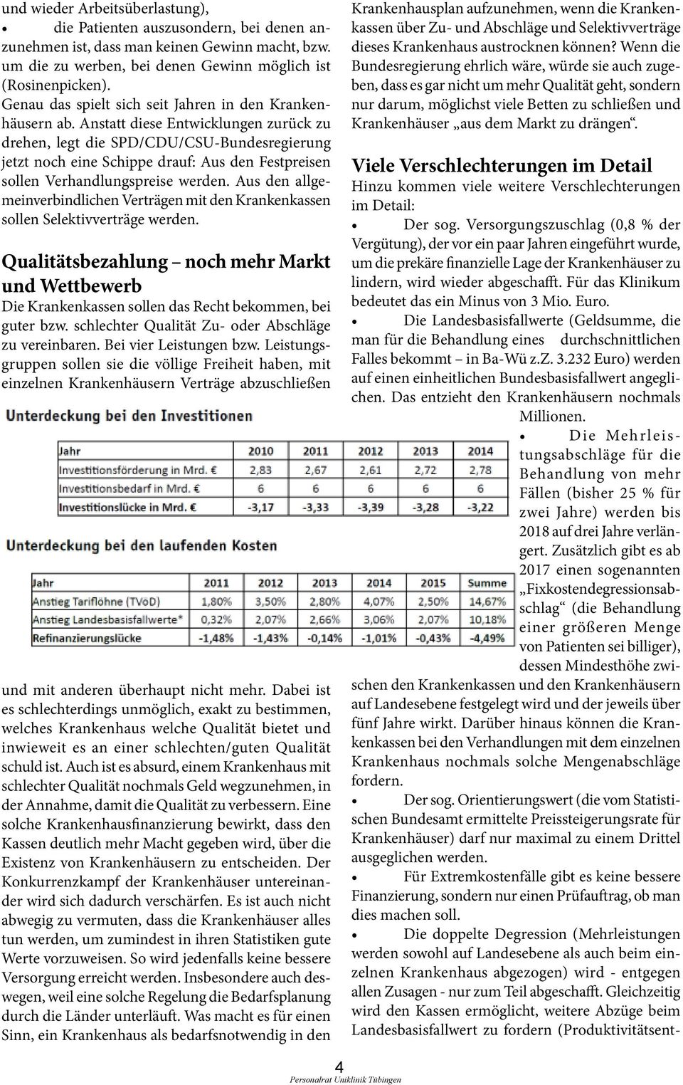 Anstatt diese Entwicklungen zurück zu drehen, legt die SPD/CDU/CSU-Bundesregierung jetzt noch eine Schippe drauf: Aus den Festpreisen sollen Verhandlungspreise werden.