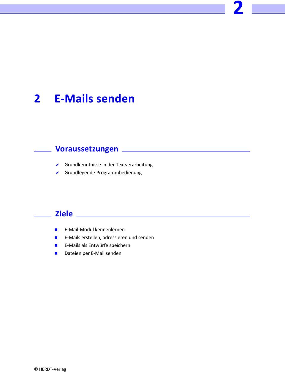 E-Mail-Modul kennenlernen E-Mails erstellen, adressieren und