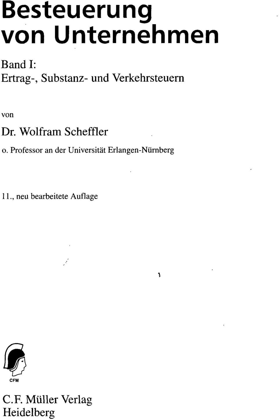 Wolfram Scheffler o.