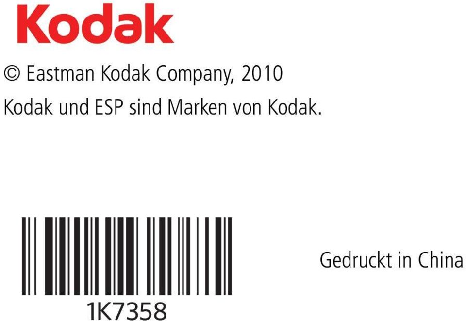 sind Marken von Kodak.