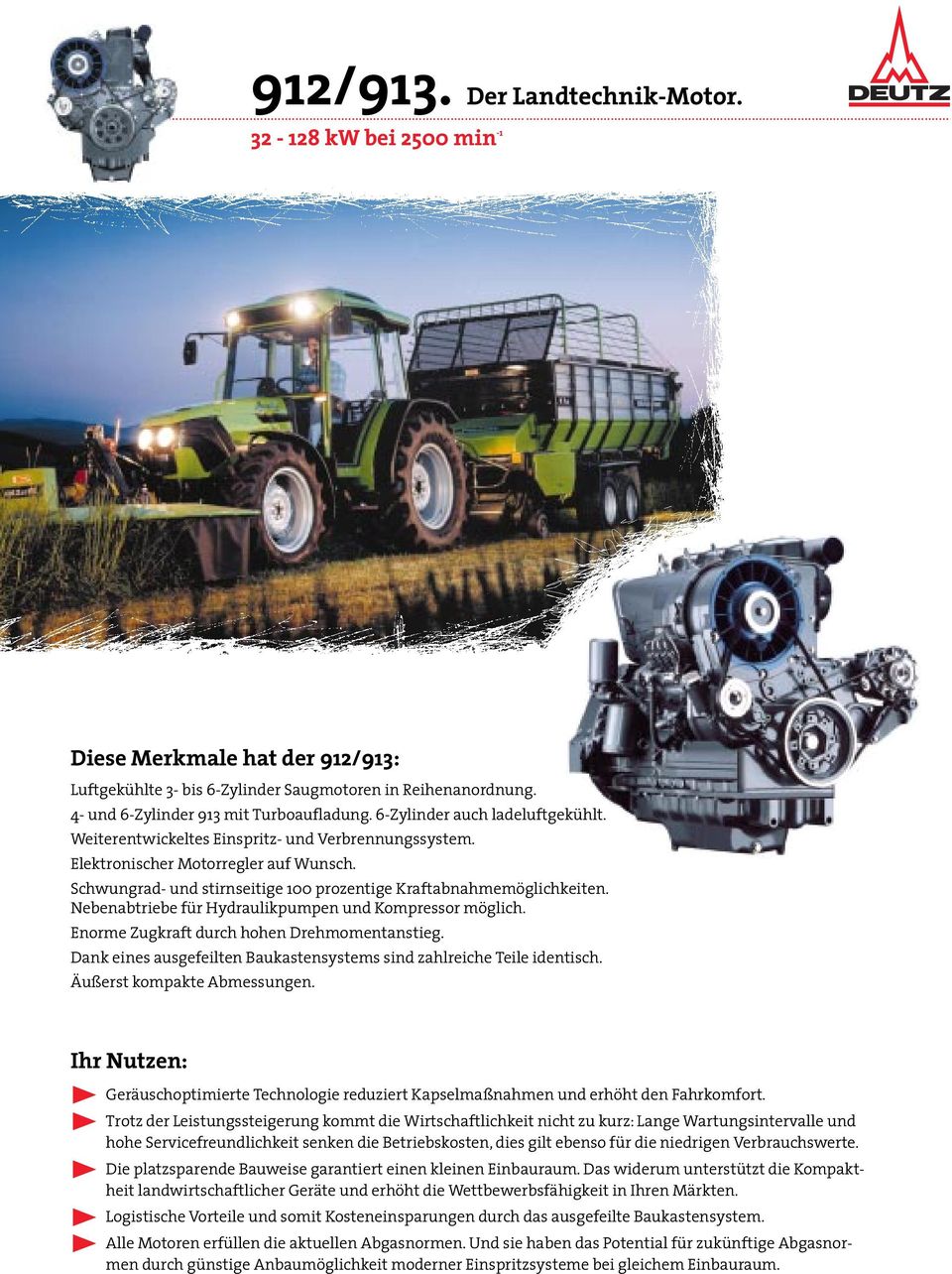 Deutz Fehlersuch Handbuch für Luftgekühlte Diesel Motor Traktoren BF6L913C 