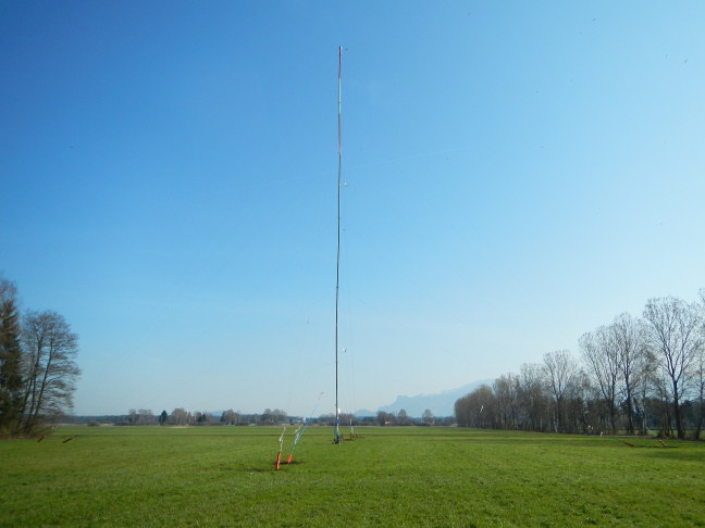 2 Standorte der Windmessungen 2.1 Messstandorte Abbildung 1: Windmessung Ruggeller Riet (magenta), Sennwald: LIDAR-Windmessung (rot) und Röfix AG (blau).