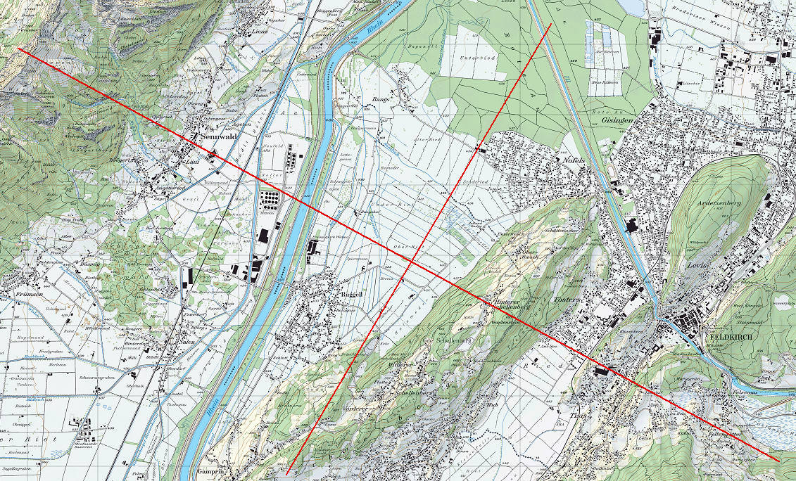 befindet sich in einem Liechtensteinischen Landschaftsschutzgebiet. Tabelle 1 fasst die Angaben für die Messstandorte und die Referenzstation Vaduz der MeteoSchweiz zusammen.