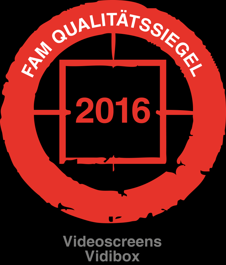 GÜTESIEGEL Screen Visions Media ist Mitglied im Fachverband Ambient Media e. V. (FAM).